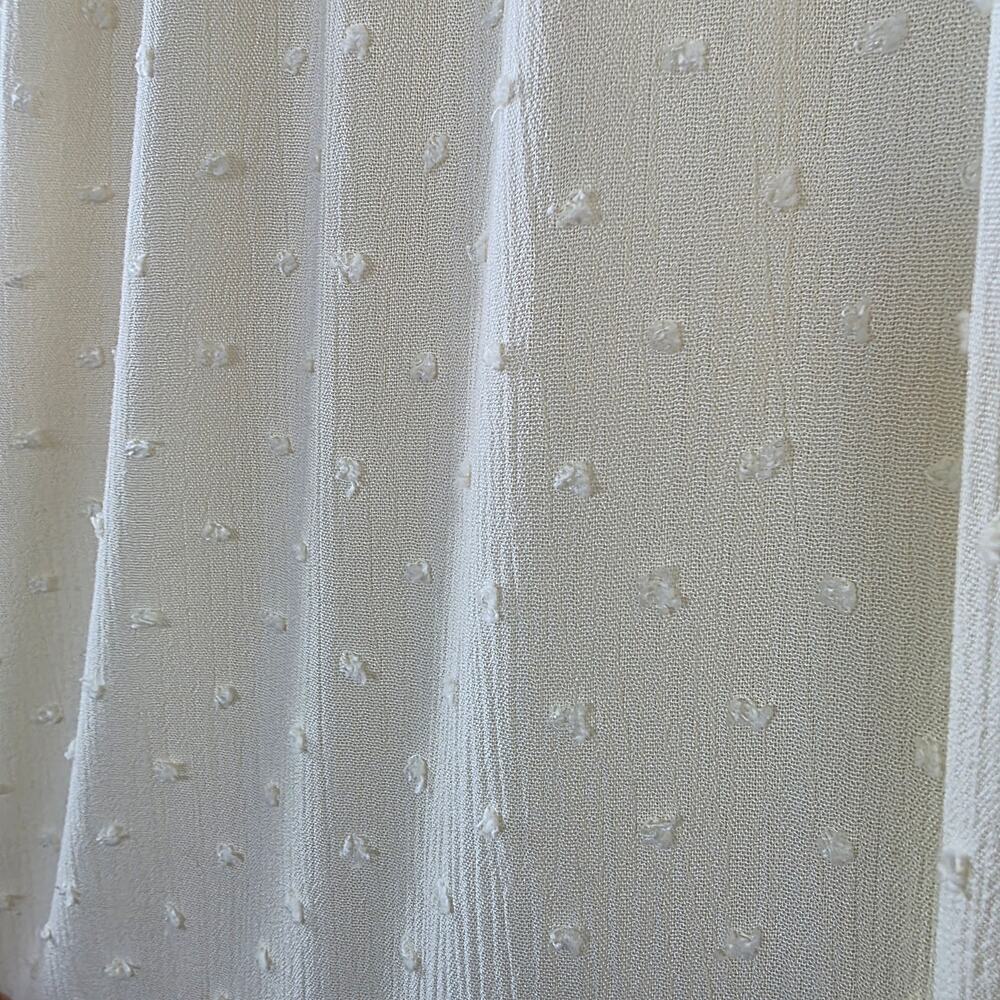 Knox Rose Swiss Dot Maxi Dress Ivory Women Size XL Boho Cottagecore Prairie NEW - Picture 5 of 10